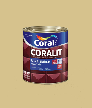 Esmalte Coralit Ultra Resistência Creme Brilhante 0,9L