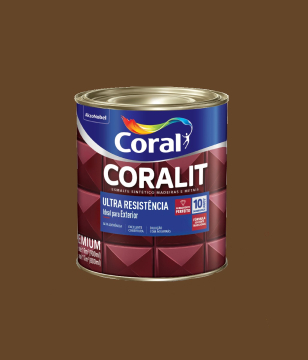 Esmalte Coralit Ultra Resistência Tabaco Brilhante 0,9L